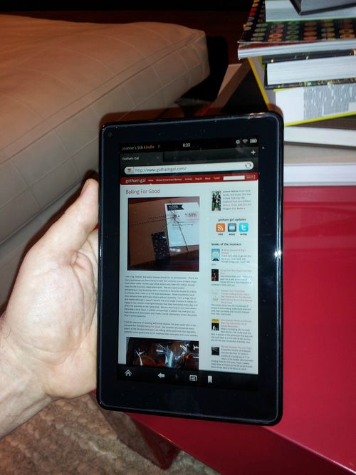 Kindle fire browser