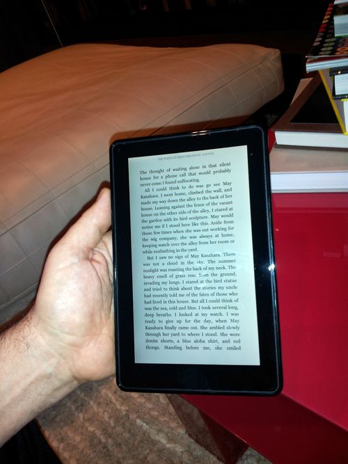 Kindle fire book reader