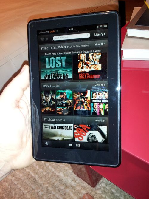 Kindle fire video store