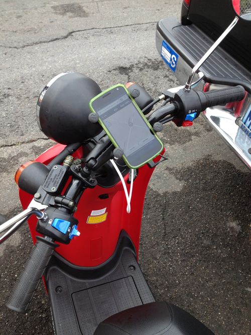 Android on scooter