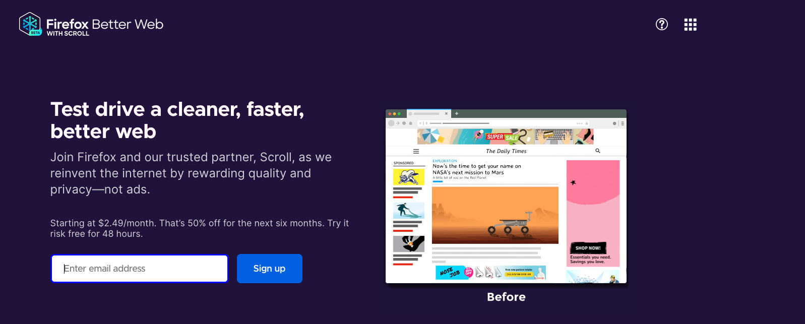 Firefox Better Web (with Scroll) - AVC