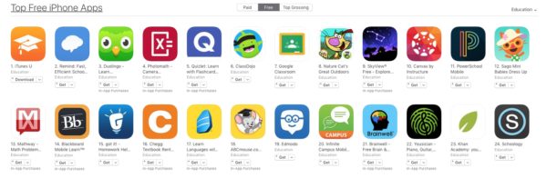 top education apps